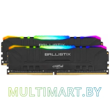 Оперативная память Crucial Ballistix RGB 2x8GB DDR4 PC4-28800 (BL2K8G36C16U4BL)